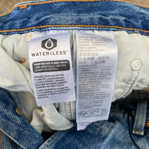 MSRP $118 NWT 24x32 High Rise Levi’s Original Fit 501 Jeans in Hits Different - Picture 5 of 14